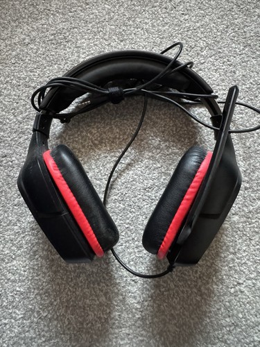 Logitech g332 black red gaming - black/red,