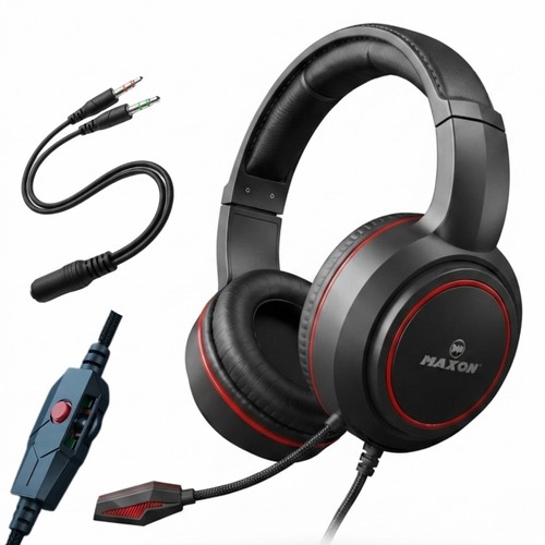 Maxon wired gaming headset - wired, hd